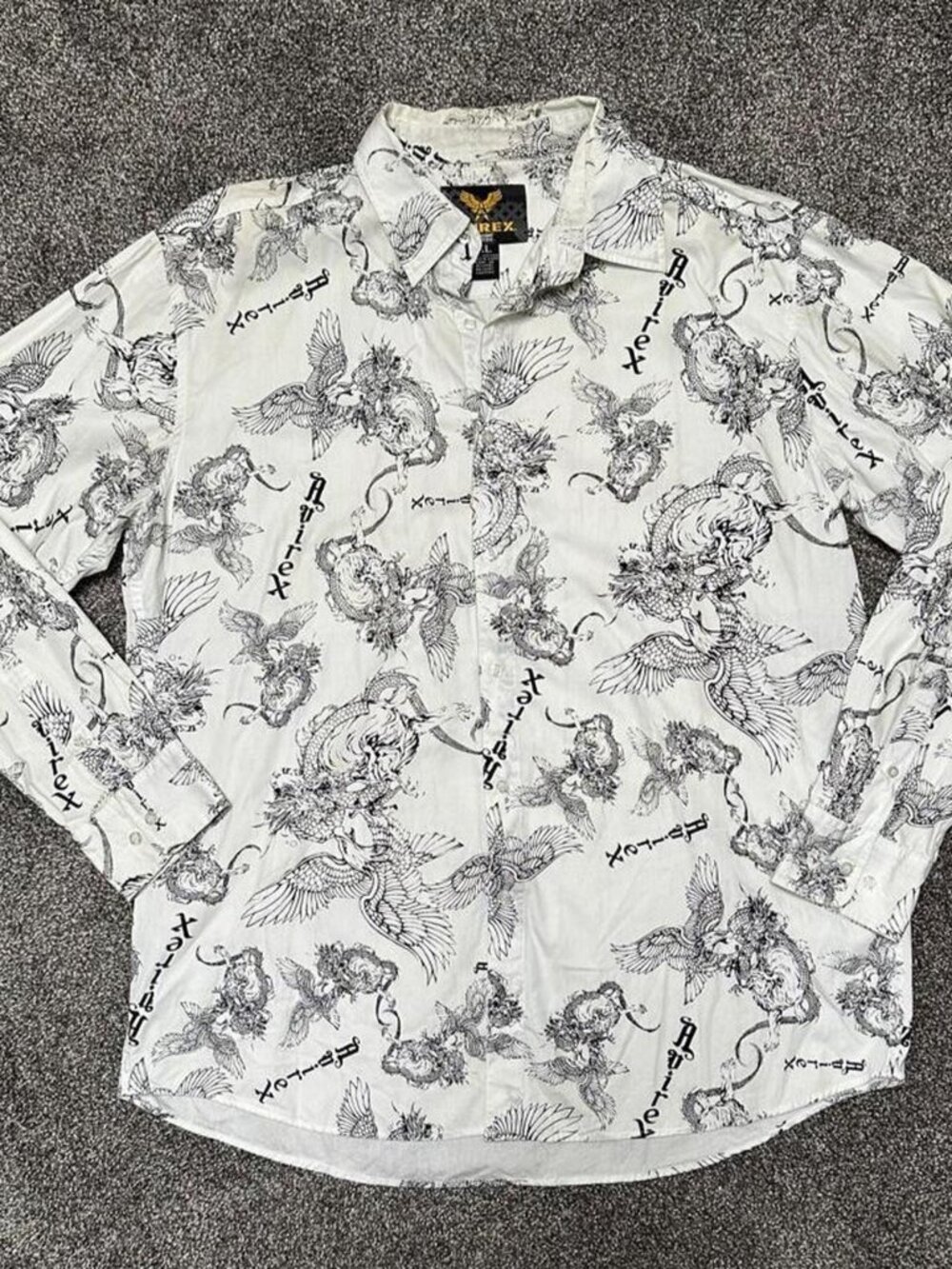 Avirex Button Down Collared Shirt